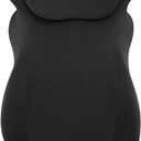 Memory Foam Wedge Pillow, Ergonomic Pressure Relief Multi Position Support, Perfect for Sleeping, Reading, and Massage Comfort (Black)