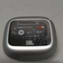 JBL Live Beam 3 - True wireless noise-cancelling stick-closed earbuds, 48Hrs total playback, Wireless Charging, 6 Mics for perfect calls, Multi-point connection, IP55 waterproof and dustproof (Silver)