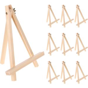Jekkis Easel for Painting, 9-Inch Tabletop Easels Set of 1, Tall Wood Display Stands for Canvas, Art Craft Easel for Artists and Students Jekkis Easel for Painting, 9-Inch Tabletop Easels Set of 1, Tall Wood Display Stands for Canvas, Art Craft Easel for Artists and Students