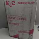 Clear Cups - 7 Oz - Plastic, Case Of 1200, 12 Packs X 100 - For Parties, Catering & Everyday Use, Small
