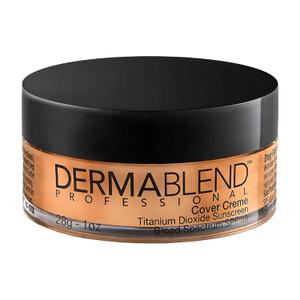 Dermablend Cover Crme Full Coverage Foundation Makeup, Hydrating Cream Concealer for Dark Circles and Blemishes, Maximum Coverage with Mineral Sunscreen SPF 30, 1 OZ (40W Caramel Beige: For medium skin tones with a neutral undertone)
