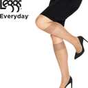 L'eggs Everyday Knee-Highs, Sheer Toe, 100% Nylon, One Size, Plus Size