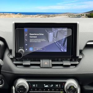 Anti-Glare Matte for Toyota RAV4 2023-2025 Screen Protector, (10.5-in Touchscreen) (Limited/TRD Off-Road/XSE/XLE Premiumn), 9H Tempered Glass 2025 RAV4 Hybrid Accessories Anti-Fingerprint 10.5"