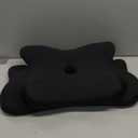 DONAMA Cervical Pillow for Neck and Shoulder Pain Relief, Cooling Contour Memory Foam Pillow, Dual-Height Ergonomic Neck Support Pillow for Side Back Stomach Sleepers with Removable Pillowcase (All Black)