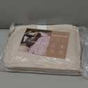 MUXHOMO 7 Pieces Full Comforter Set, Soft Bed in a Bag Full Size, All Season Bedding Set with Comforter, Flat Sheet, Fitted Sheet, Pillowcases & Shams, Beige (Full(82"x86"))