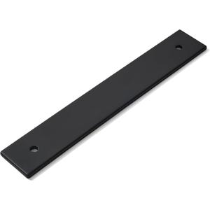 khtumeware 5 Pack 13" Square Backplate 12" 305mm Center-Center, Matte Black Backplate for Pulls