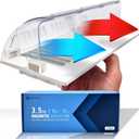 Powerful Magnetic Vent Air & Heat Deflector (2 Pack) for Ceiling, Floor and Wall - Will Never Fall Off - Adjustable from 9.2 to 16 - Super Strong Neodymium Magnets (Upgraded Design) | Patent Pending