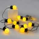 Battery Operated String Lights for Marquee Light Up Letters Numbers LED 10-Bulb Yellow Indoor Outdoor Warm Yellow Light Bulbs Bedroom Wall Christmas Decor Wedding Birthday Party Decorations