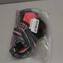 Rabbitgoo Dog Harness Medium Sized, No Pull Dog Vest with 3 Buckles, Adjustable Soft Padded Pet Harness with Easy Control Handle and Reflective Strips, Pink, M