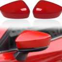 Car Rearview Mirror Cover Cap Housing Protective Cover for Exterior Mirrors Fit for Mazda 3 Axela 2017 2018 2019 Rearview Mirror Accessories(Blue, Left Driver Side