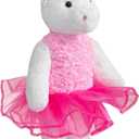 Ballerina Unicorn Stuffed Animal Cute Plush Unicorn in Tutu Skirt Birthday Dance Recital Gifts for Girls Kids 21White