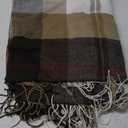 YSense Winter Scarf for Women, Fashion Long Plaid Scarves Warm Big Tartan Blanket Wrap Shawl Ladies Gifts