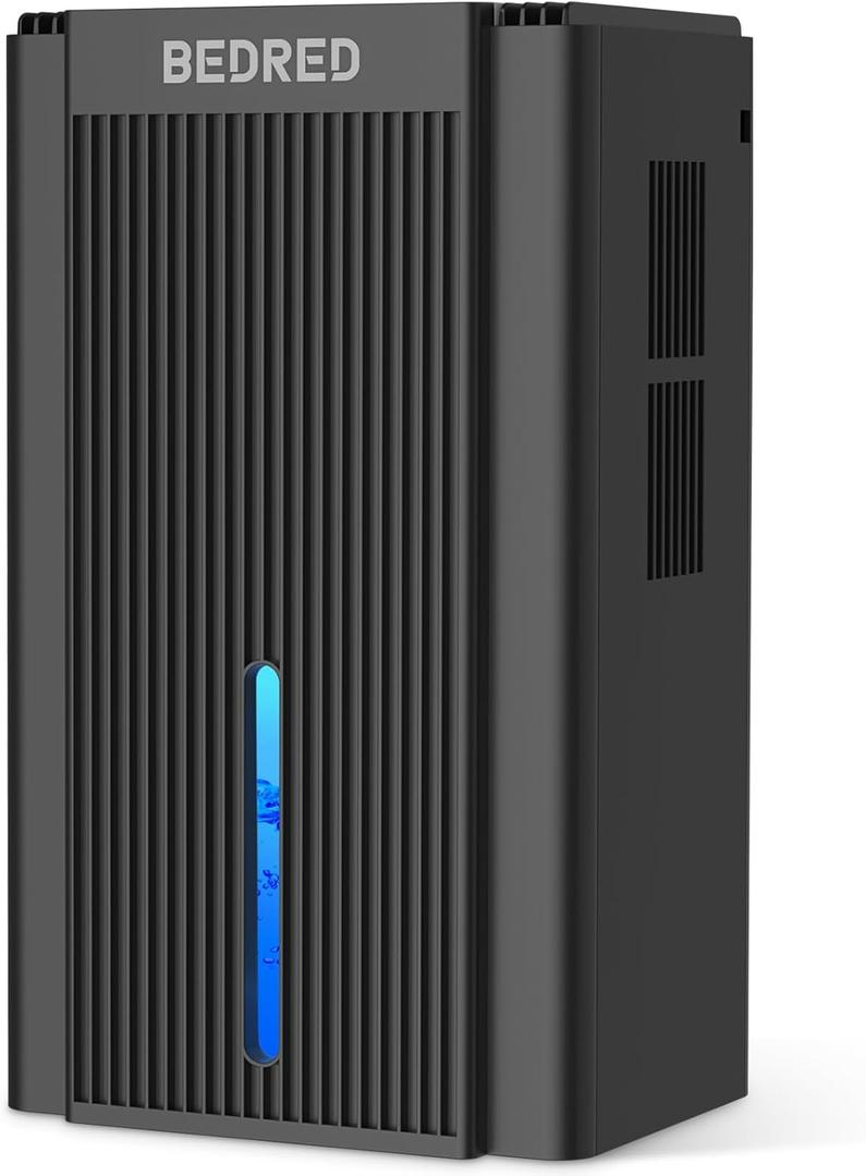 Dehumidifier, 95OZ Dehumidifier for Home 1000 Sq.Ft - Quiet with Auto Shut Off & Relaxing 7 Color Ambient Light, Ideal for Livingroom, Bedroom, Basement(Black)