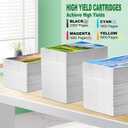 4 Pack 950XL 951XL Ink Cartridges Combo Pack Replacement for HP 950 951 Ink Cartridges for HP OfficeJet Pro 8100 8110 8600 8610 8615 8616 8620 8625 8630 8640 8660 251DW 276DW 271DW, (BK, C, M, Y)