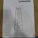 VASAGLE Coat Rack, Coat Stand with 3 Shelves, Hall Tree Free Standing with Hooks for Scarves, Bags, Umbrellas, Steel Frame, Industrial Style, for Entryway, Living Room, Rustic Brown and Black ULCR80X