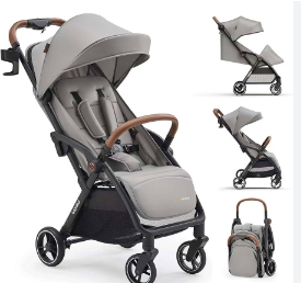  Babideal Travel Stroller, Overhead-Friendly Compact Baby Stroller (Newborn to 50lbs)