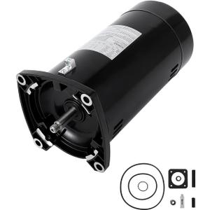 USQ1102 1 HP Pool Pump Motor & Seal Kit, Up-Rated 48Y Frame, Compatible With Sta-Rite Dura-Glas, Max-Flow II, Whisper-Flo, 3450 RPM