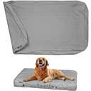 Joroamp Dog Bed Cover, Waterproof Bed Cover for Dog/Cat, Replacement Washable Removable Covers with Zipper, 40x27x4 Inches Gray