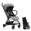 Gromast Travel Stroller for Airplane, Ultra Compact & Lightweight – Only 9.9 lbs, Portable Infant Toddler Baby Stroller, w/UPF 50+ Canopy - Gray