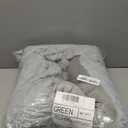 JOEJOY Small Dog Bed Cat Bed with Hooded Blanket, Cozy Cuddler Luxury Puppy Pet Bed, Donut Round Calming Anti-Anxiety Dog Burrow Cave Bed - Anti-Slip Bottom and Machine Washable 23 inch (Grey)