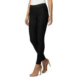 Conceited Stretch Slacks for Women - Wear to Work - Tummy Control - Slim Leg - Pockets - Ponte -(Medium, Ponte - Drive - Black)