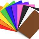 Doping Foam Sheets Crafts, 8.5x5.5 Inch 10 Colors Craft Foam Paper for Crafts Project Scrapbooking DIY Cosplay (10 Sheets) (Multicolored)