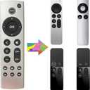 Universal Replacement Remote for Apple TV 4K/ Gen 1 2 3 4/ HD A2843 A2737 A2169 A1842 A1625 A1427 A1469 A1378 A1218, No Voice Command Included