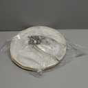 Medium Lamp Shades Set of 2, Cream Lamp Shade for Floor Lamps Table Lamps, 6.1"Top x 13"Bottom x 9.6"High, Scalloped Lamp Shade with Petal Edge Braid, Spider, Harp Holders Included, Assembly Required