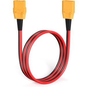 XT90 Connectors Cable,10AWG XT90 Male to Female Extension Cable for RC Battery Solar Portable Power Power Station and Solar Panel(2FT)