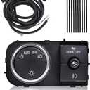 25858705 Headlight Switch Dimmer Switch and Fog Light Wiring Harness Compatible with 2007-2014 Silverado Suburban Tahoe GMC Sierra Yukon XL 15096895 1527J 19170439
