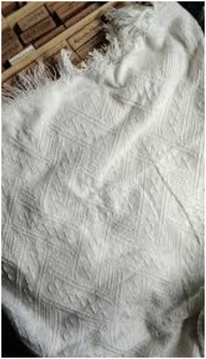 White Blanket 32 x 32 inch, 6 Pcs