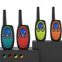Topsung Walkie Talkies Long Range, M880 Two Way Radio for Adults with LCD Screen/Resistance Wakie-Talkies with Noise Cancelling for Men Women Outdoor (Blue YellowGreen Red Orange)
