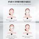 SDKWDH Red Light Mask for Face, 7-1 Colors Facial Care Mask, 850nm Infrared & Red Light Masks, Ergonomic Design for Home & Travel, Pink