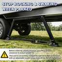 Heavy-Duty RV Stabilizer Jack, Steel Adjustable for 18"-34.5" Frames