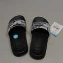 Kid's Slide Grey Camo Shark, Size 13