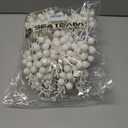 Sea Team 24-Pack Artificial Glitter Holly Berry Twig Ornaments, Decorative Fruit Sticks, Glittery Stems, Picks, Branches for Christmas Tree, Small Vase, Holiday, Wedding, Party (11", White)