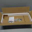 Dmax Heavy Duty L Brackets for Shelves, Countertop Brackets, Wall Shelf Brackets, Metal Iron - White, 12" x 6" x 2.5", 2 Pack, Supports 300 lbs per Set, Wall Mounted, for, Quartz, Wood, Concrete