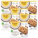 Simple Mills Almond Flour Snack Bars, Dark Chocolate Almond - Gluten Free, Made with Organic Coconut Oil, Breakfast Bars, Healthy Snacks, Paleo Friendly, 6 Ounce (Pack of 6), EXP 07/22/2025