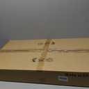 Pavloatu 33.46" Large Black Chandelier for High Ceilings Tiered Pendant Light Fixtures Rectangular Farmhouse Chandelier for Foyer Entryway Staircase Living Room Kitchen Island 8 Lights