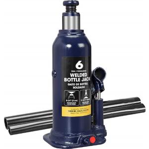 BIG RED 6 Ton (12,000 LBs) Torin Welded Hydraulic Car Bottle Jack for Auto Repair and House Lift, Blue, AT90603UR-1