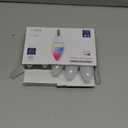 Lightinginside E12 Smart Light Bulbs 60W Equiv., Work with Alexa/Google Home/Smart Life, 500LM 6W RGBCW Candle Candelabra LED Light Bulbs, No Hub Required, 2.4G WiFi Bluetooth Bulb, ETL Listed, 5PCS