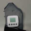 Cordless Wrist Massager with Heat, 3000mAh Wrist Heating Pad with Massage for Carpal Tunnel Pain Relief, USB Rechargeable Heated Wrist Brace Wrap for Wrist & Arm, 3 Vibration Modes Wrist Warmer (One Size, Black/Gray)