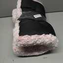 KSIIA Washable Dog Bed Deluxe Plush Dog Crate Beds Comfy Kennel Pad Anti-Slip Pet Sleeping Mat for Large, Jumbo, Medium, Small Dogs Breeds, 23" x 18", Pink