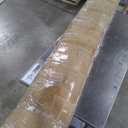 ROYMELO 36x96 Inch Glass Sliding Barn Door Slab and 6.6ft Hardware Kit Included, 5 Frosted Glass, LVL Wood Panel Covered with White Water-Proof Scratch-Proof PVC Surface, Simple DIY Assembly