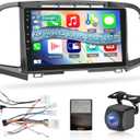 [2+64G] NHOPEEW Car Radio for Toyota Venza 2008-2016 with Wireless Carplay and Android Auto - 9 Inch Touch Screen Android Car Stereo - DSP/WiFi/GPS Navigation/SWC/Bluetooth + AHD Backup Camera