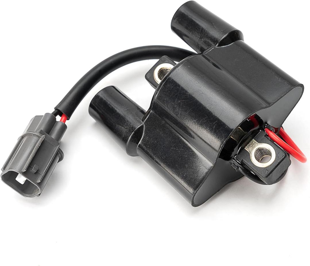 NEWHOW Ignition Coil F6T557, 21121-3722, 21121-0720, 63P-82310-01-00 for Yamaha F50 F60 F75 F90 F150 Outboard & Kawasaki STX-12F 15F Ultra 250X 260X 300X 310X Jet Ski, Replaces 60E-82310-00-00