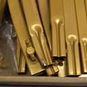 Wokceer Wedding Arch Backdrop Stand 7.2FT, 6.6FT, 6FT Set of 3 Gold Metal Arch Backdrop Stand for Wedding Ceremony Baby Shower Birthday Party Decor