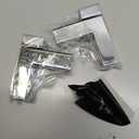 KES Bathroom Shelf, Tempered Glass Shelf 14 Inch 8MM-Thick Wall Mount Rectangular, Brushed Nickel Bracket, BGS3201S35-2