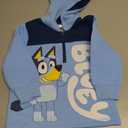Bluey Bingo Fleece Half Zip Hoodie Toddler to Big Kid