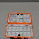 PTILSERY Fishing Lures Box Outdoor Fishing Tool Box Portable Tackle Case Organizers Double Sided Lures Hook Organizers Enduring